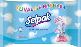 Selpak Tuvalete Merhaba Antibakteriyel 42 Yaprak Islak Mendil