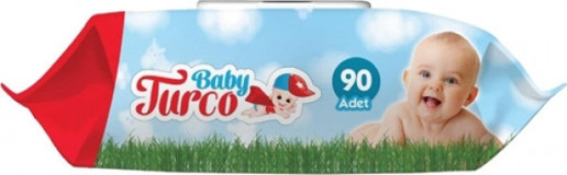 Baby Turco Antibakteriyel 90 Yaprak Islak Mendil