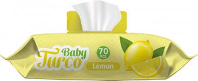 Baby Turco Limon Antibakteriyel 70 Yaprak Islak Mendil