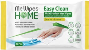 Farmasi Mr.Wipers Easy Clean Limon Kokulu Antibakteriyel 40 Yaprak Islak Mendil