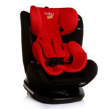 Baby Plus Orbitfix V2 Isofix 360 Derece Dönen 0-36 kg Yatabilen Yükseklik Ayarlı Sürüş Yönü Oto Koltuğu Kırmızı