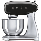 Smeg SMF02 800 W Hamur Yoğurmalı Çırpıcılı Siyah Standlı Mikser