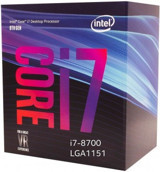 Intel i7 8700 6 Çekirdek 3.2 GHz 4.6 GHz Turbo Hız 12 MB Önbellek LGA1151 Soket Tipi İşlemci