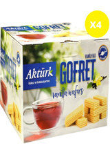 Aktürk Vanilyalı Gofret 4x800 gr