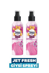Yumoş Jet Fresh Orkide Kokulu Sprey Çamaşır Parfümü 2x200 ml
