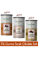 Aspresso Sıcak Çikolata 1 kg 3'lü