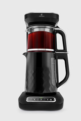 Karaca Robotea Pro 4 in 1 Konuşan Cam Demlikli 2500 W Krom Çay Makinesi