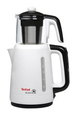 Tefal My Tea Otomatik Cam Demlikli 1500 W Işıklı Plastik Gövdeli Beyaz Retro Çay Makinesi