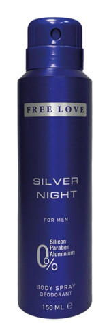 Free Love Silver Night Sprey Erkek Deodorant 150 ml
