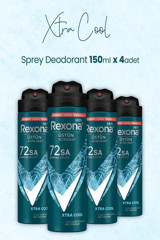 Rexona Xtra Cool Sprey Erkek Deodorant 4x150 ml