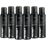 Privacy Addiction Sprey Erkek Deodorant 6x150 ml