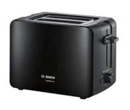 Bosch TAT6A113 2 Dilim Teflon Çıkartılabilir Plaka 1090 W Siyah Tost Makinesi/Waffle ve Tost Makinesi