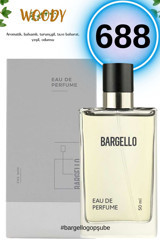 Bargello 688 EDP Baharatlı-Odunsu Erkek Parfüm 50 ml