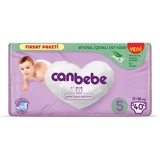 Canbebe Junior 5 Numara Cırtlı Bebek Bezi 40 Adet