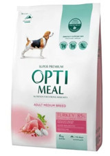 Optimeal Super Premium Hindili Orta Irk Yetişkin Kuru Köpek Maması 4 kg