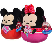 Squishmallows Disney Serisi Mickey Ve Minnie 2'li 20 cm Peluş Oyuncak