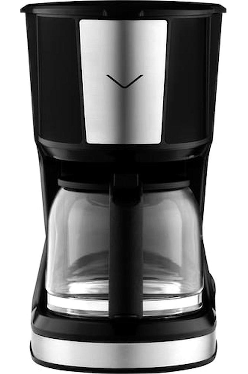 Vestel Keyif 20 Çelik Filtreli Cam 1 lt Hazneli 8 Fincan Akıllı 750 W Siyah Filtre Kahve Makinesi