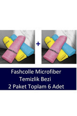 Fashcolle Mikrofiber Temizlik Bezi 6'lı