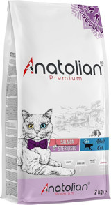Anatolian Premium Somonlu Kısırlaştırılmış Yetişkin Kuru Kedi Maması 2 kg