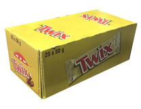 Twix Karamelli Çikolata 50 gr 25 Adet