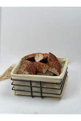 Tinsmith Kapaklı Haki Ekmek Kutusu