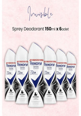 Rexona Invisible Kadın Deodorant 6x150 ml