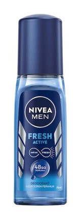 Nivea Fresh Active Pump Sprey Erkek Deodorant 75 ml