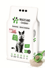 Magicsand Gül kokulu Topaklanan İnce Taneli Bentonit Kedi Kumu 20 lt