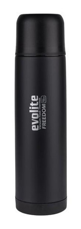 Evolite Freedom Çelik 0.75 lt Outdoor Termos Siyah