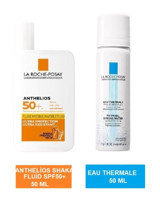 La Roche Posay Anthelios Shaka Fluid 50 Faktör İçin Nemlendirici Suya Dayanıklı Yüz ve Vücut Güneş Kremi 50 ml