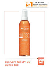 Avene 30 Faktör Tüm Ciltler İçin Nemlendirici Suya Dayanıklı Yüz ve Vücut Güneş Kremi 200 ml