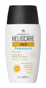 Heliocare 360 Pediatrics Mineral 50 Faktör İçin Nemlendirici Yağsız Suya Dayanıklı Yüz ve Vücut Güneş Kremi 50 ml