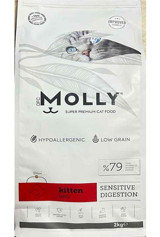 Molly Kuzu Etli Yavru Kuru Kedi Maması 2 kg