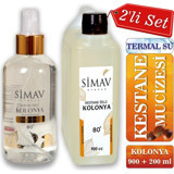 Simav Synaus Kestane Kolonya 900 ml + 200 ml