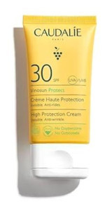 Caudalie Vinosun Protect Renksiz 30 Faktör Tüm Ciltler İçin Yaşlanma Karşıtı Yüz Güneş Kremi 50 ml