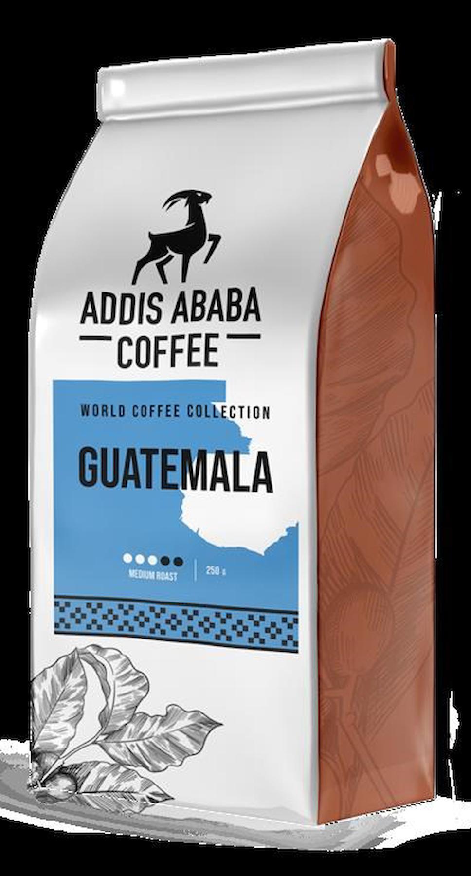 Addıs Ababa Coffe Sade Aromalı Guatemala Öğütülmüş Filtre Kahve 250 gr