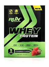 Run Nutrition Çilekli Whey Protein Protein Tozu 990 gr