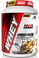 High Nutrition Çikolatalı Muzlu Whey Protein Protein Tozu 960 gr