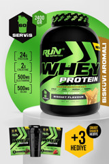 Run Nutrition Bisküvili Whey Protein Protein Tozu 2.4 kg