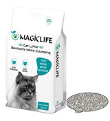 Magic Life Topaklanan İnce Taneli Aktif Karbonlu Bentonit Kedi Kumu 20 lt