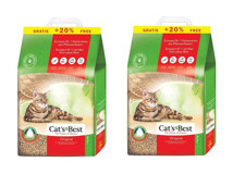 Cats Best Natural Topaklanan İnce Taneli Bentonit Kedi Kumu 2x12 lt