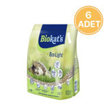 Biokat's Eco Light Kalın Taneli Pelet Kedi Kumu 6x5 lt