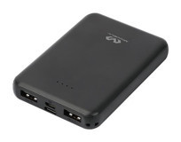 Miccell 5000 mAh Micro Type C - USB Powerbank Siyah