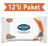 Activex Antibakteriyel 56 Yaprak Islak Mendil