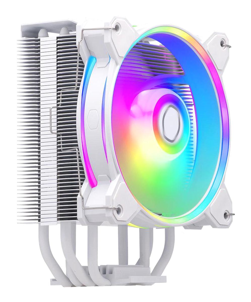 Cooler Master Hyper 212 Halo Sessiz 4 Pin 1 Fanlı Fan Soğutmalı RGB Masaüstü İşlemci Soğutucu Beyaz