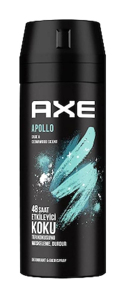 Axe Apollo Pudrasız Ter Önleyici Antiperspirant Sprey Erkek Deodorant 12x150 ml