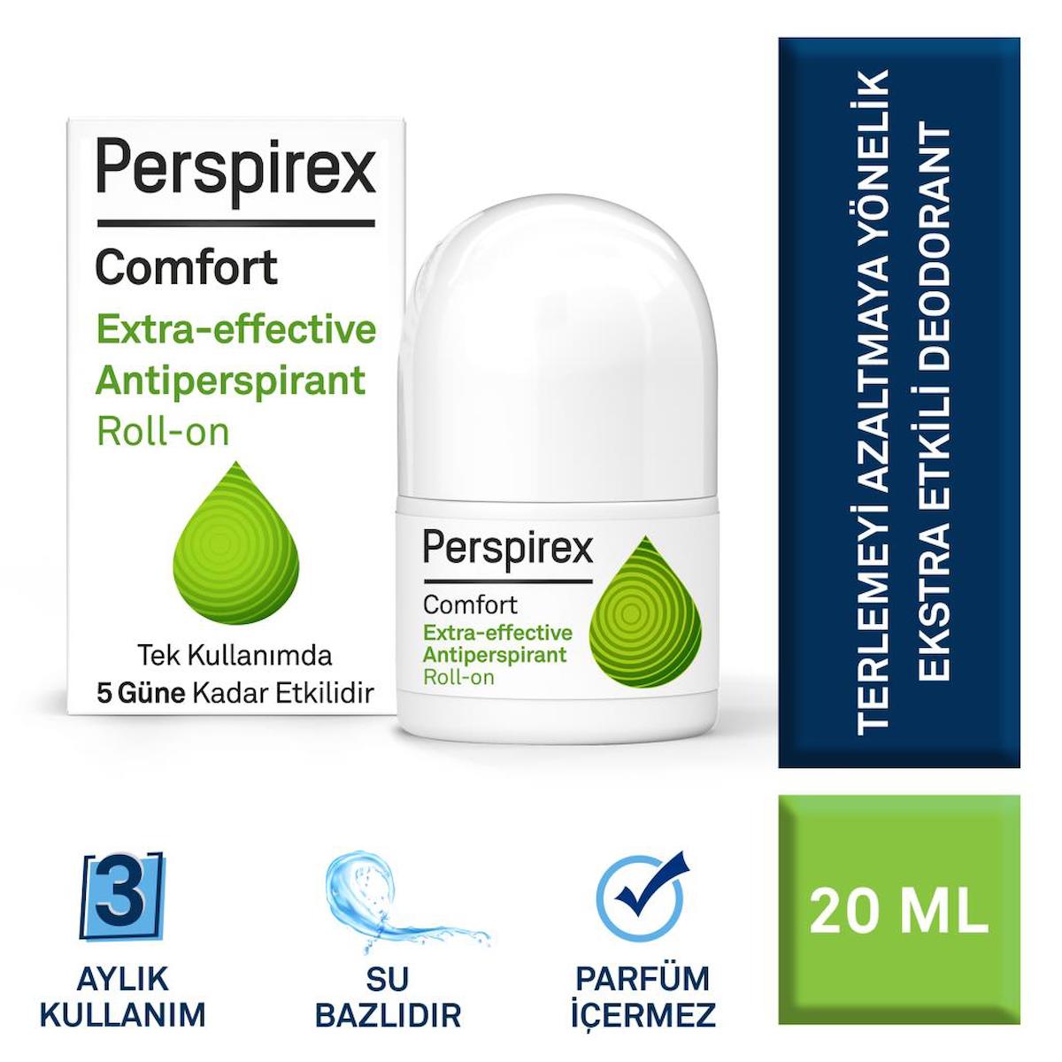 Perspirex Konfor Ter Önleyici Antiperspirant Roll-On Unisex Deodorant 20 ml