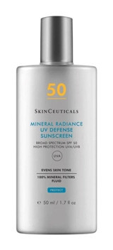 Skinceuticals Mineral Radiance Renkli 50 Faktör Tüm Ciltler İçin Leke Karşıtı Nemlendirici Yağsız Suya Dayanıklı Yüz ve Vücut Güneş Kremi 50 ml