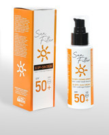 Sun Fi̇lter Sun Cream 50 Faktör Tüm Ciltler İçin Leke Karşıtı Nemlendirici Yağsız Suya Dayanıklı Yüz ve Vücut Güneş Kremi 100 ml