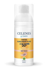 Celenes Herbal Renkli 50 Faktör Tüm Ciltler İçin Nemlendirici Kapatıcılı Suya Dayanıklı Yüz Güneş Kremi 50 ml